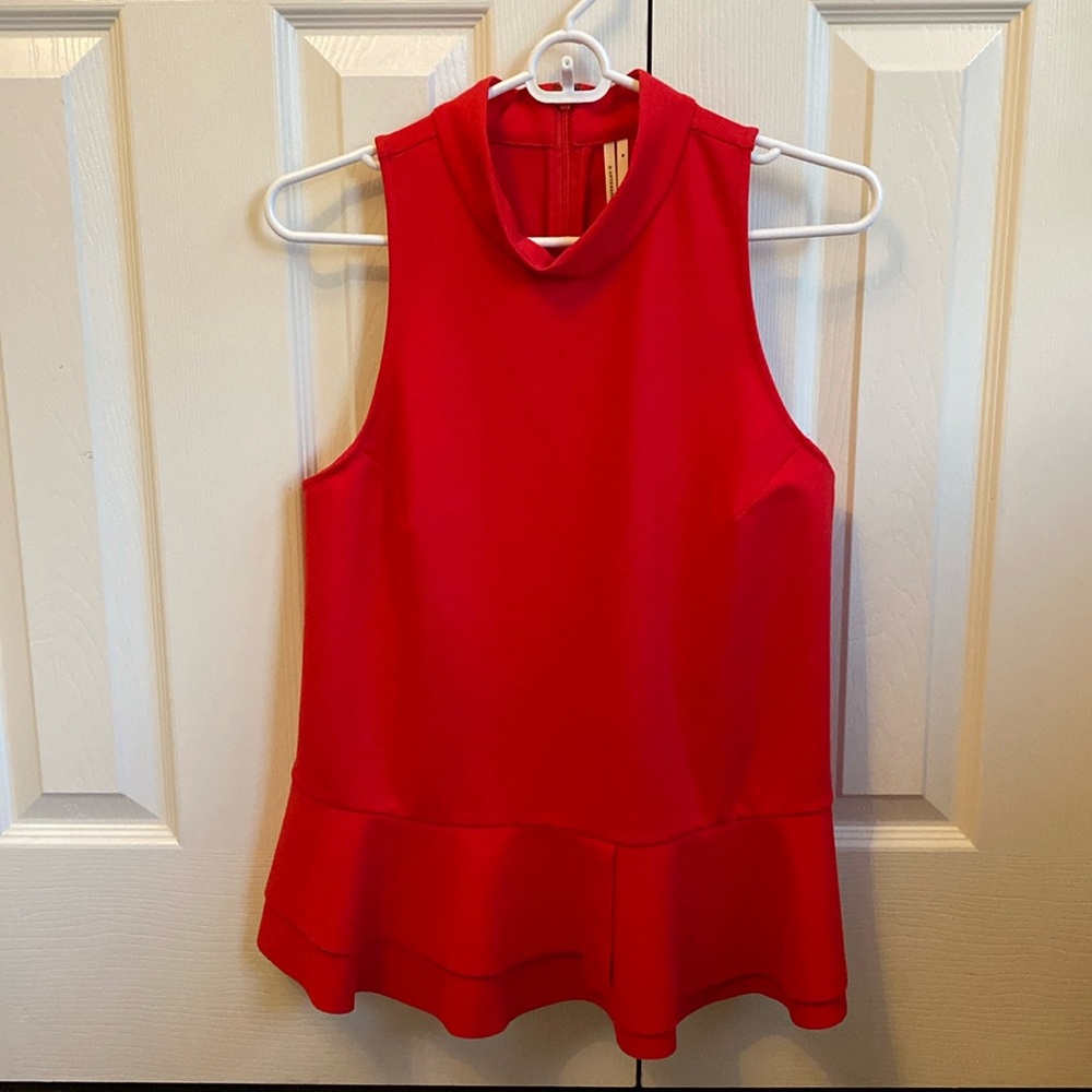 Anthropologie peplum top